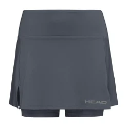 Head Club Basic Skort anthrazit Tennisrock Mädchen