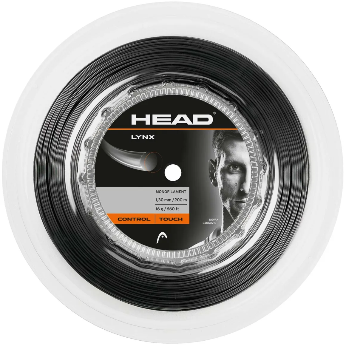 Head Lynx anthrazit Saitenrolle 200m