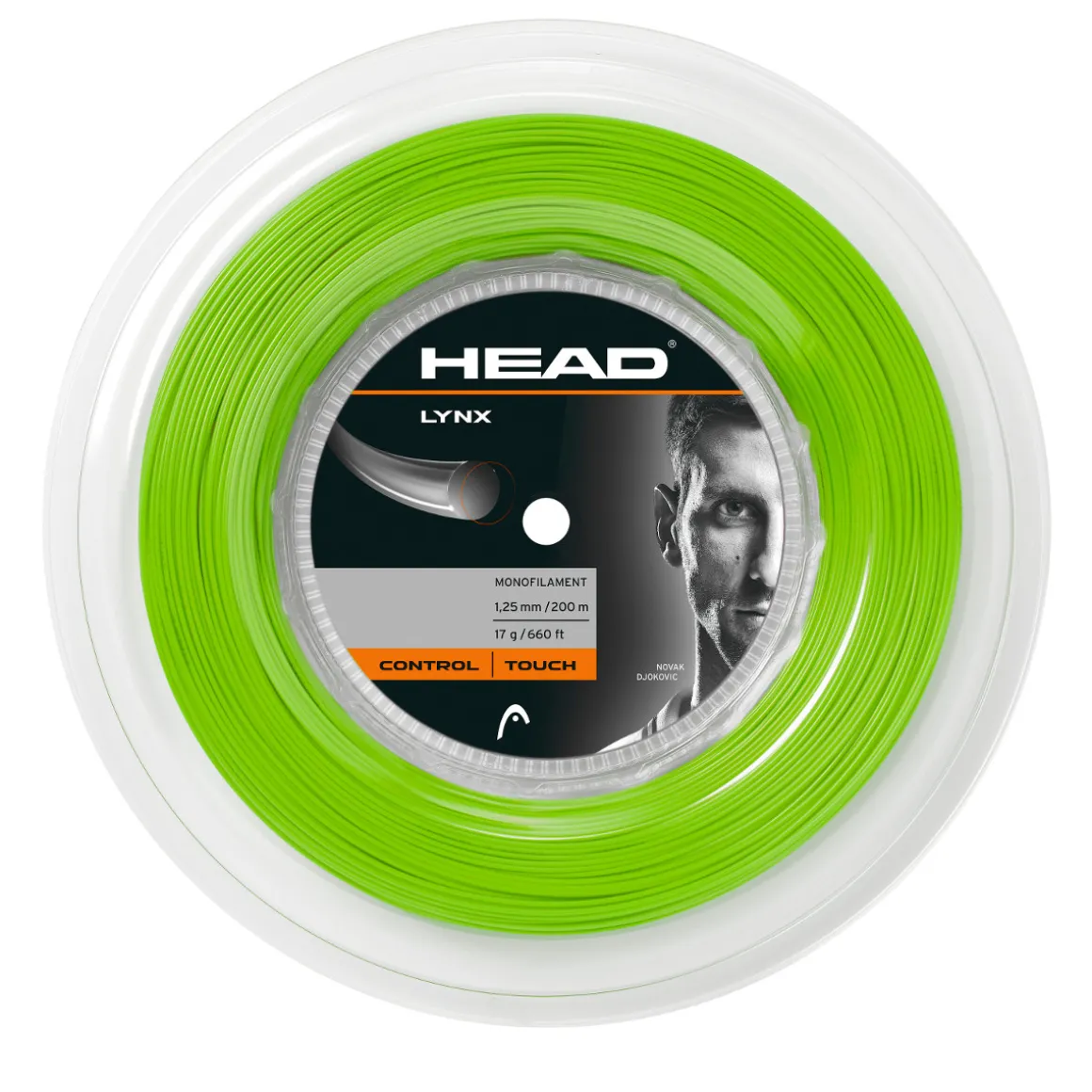 Head Lynx grün Saitenrolle 200m