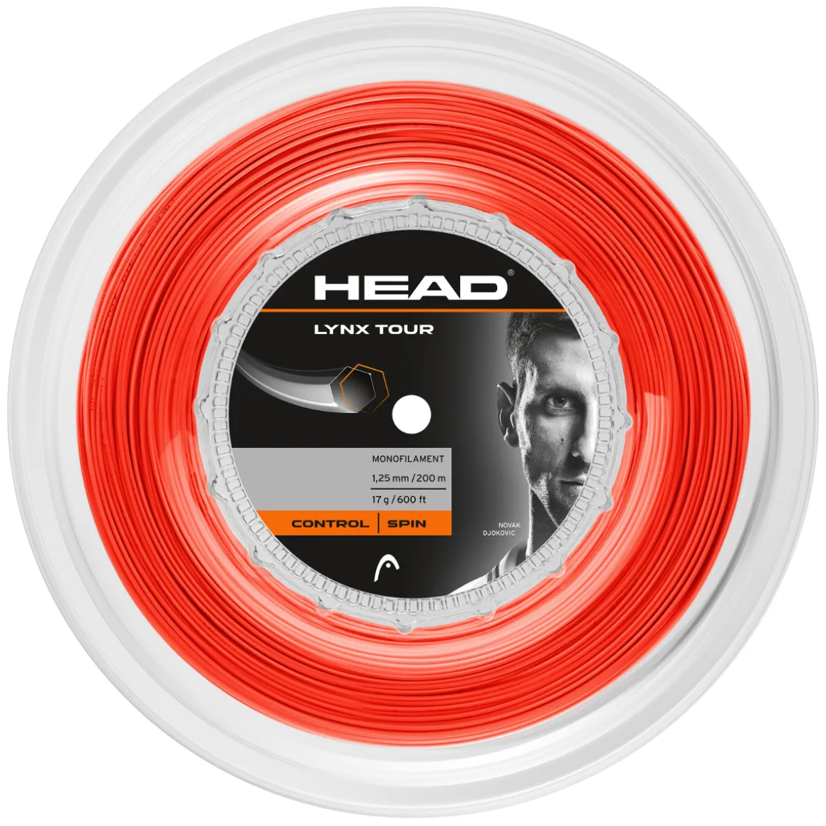 Head Lynx Tour Saitenrolle 200m orange