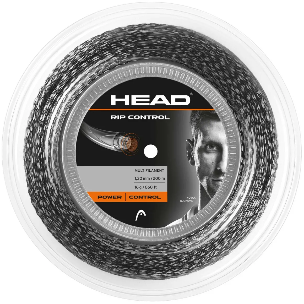 Head Rip Control Saitenrolle 200m schwarz