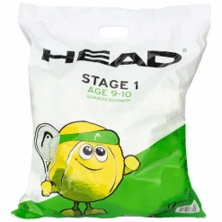 Head Stage 1 green Polybag Tennisbälle