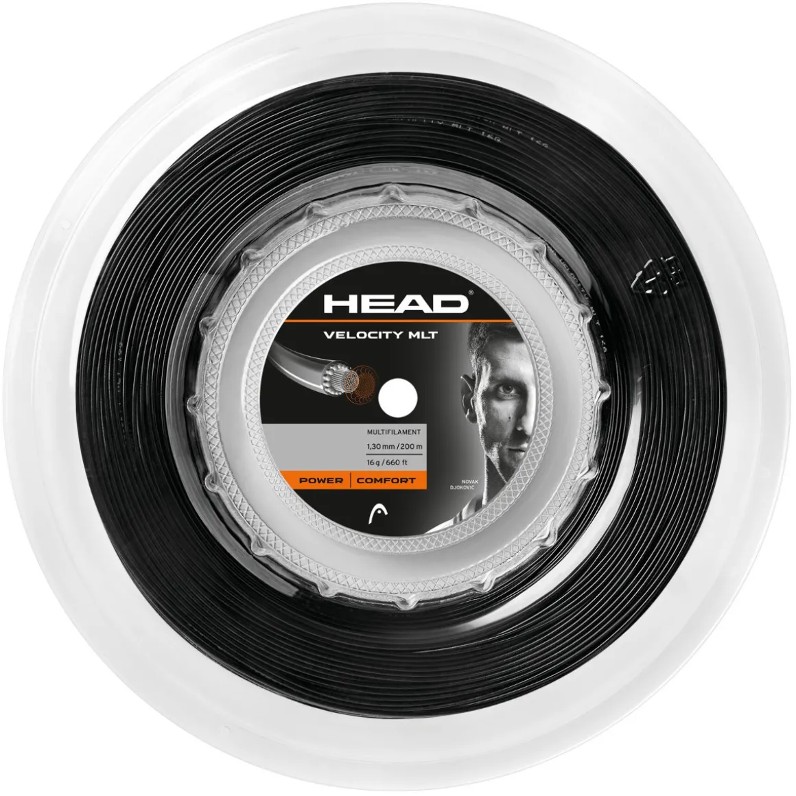 Head Velocity MLT 200m Saitenrolle schwarz
