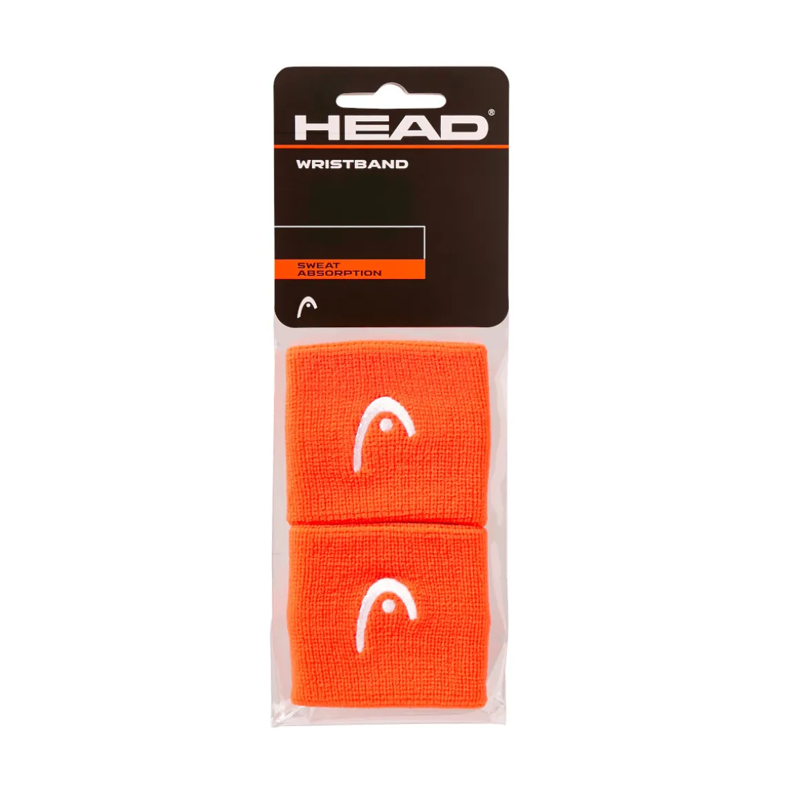 Head Wristband 2,5' Schweißband orange 2er