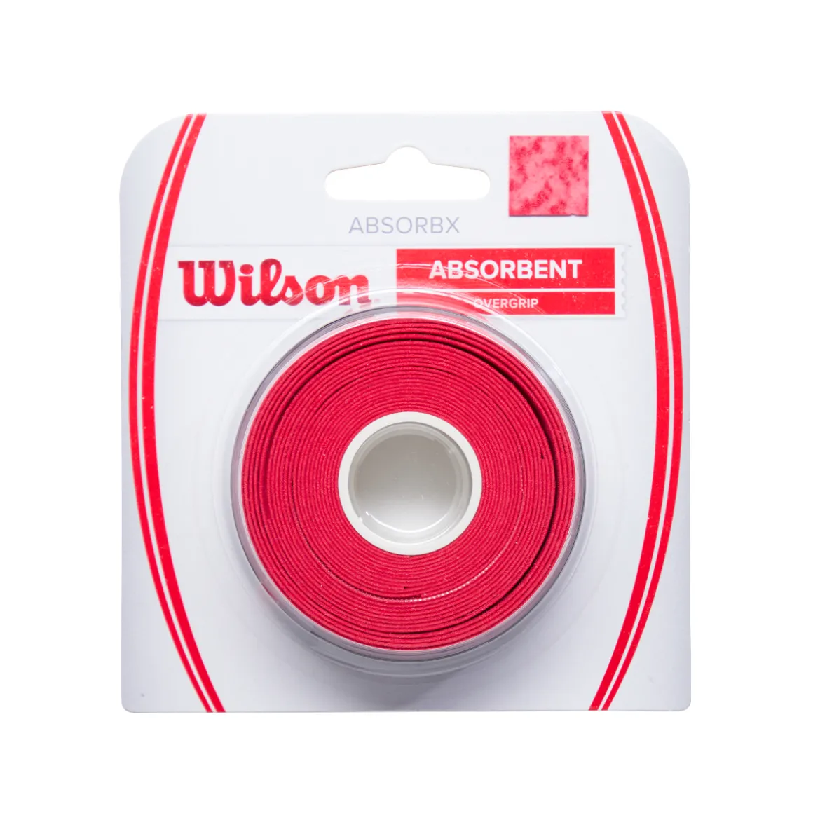 Wilson AbsorbX 3er Overgrip rot
