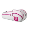 Wilson Advantage 6 Pack white pink Tennistasche
