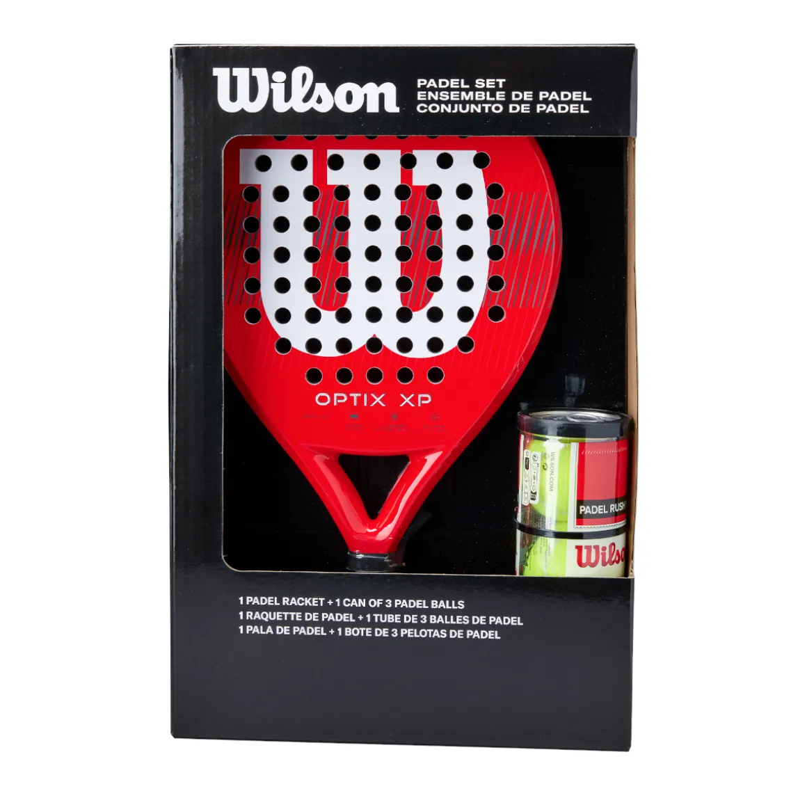 Wilson Optix XP Padel Kit Box Padelschläger