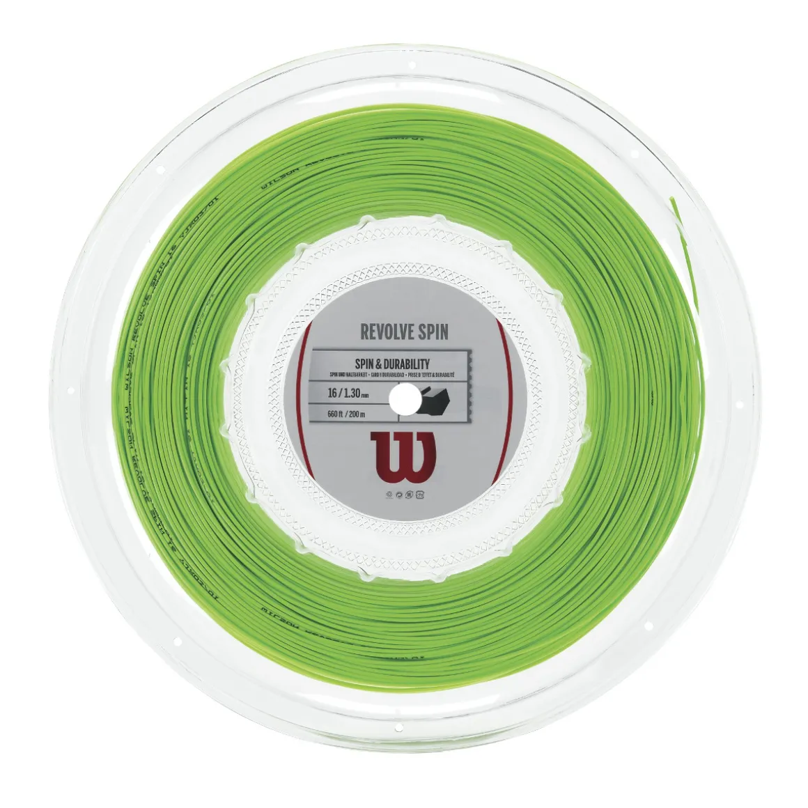 Wilson Revolve Spin Saitenrolle grün 200m