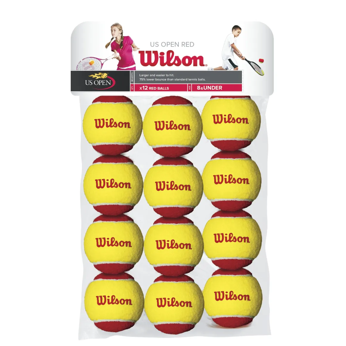 Wilson Starter Red 12er Beutel Tennisbälle
