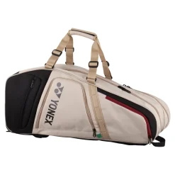 Yonex Gearlogic Racquet Bag 6 Pack beige Tennistasche
