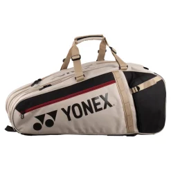 Yonex Gearlogic Racquet Bag 12 Pack beige Tennistasche
